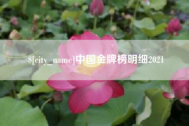 攀枝花中国金牌榜明细2021