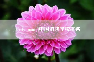 攀枝花中国消防学校排名