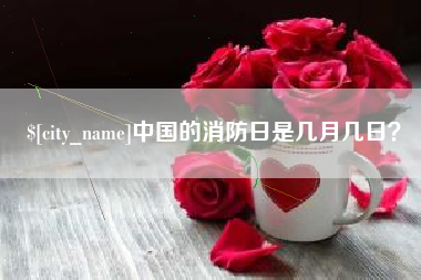 攀枝花中国的消防日是几月几日？