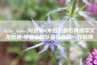 攀枝花短道5000米接力最后两圈李文龙陪跑-尽管中国队最终收获一枚铜牌