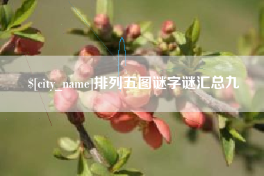 攀枝花排列五图谜字谜汇总九