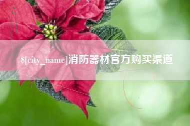 攀枝花消防器材官方购买渠道