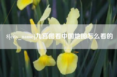 攀枝花九宫图看中国地图怎么看的