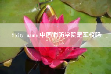 攀枝花中国消防学院是军校吗