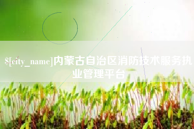攀枝花内蒙古自治区消防技术服务执业管理平台