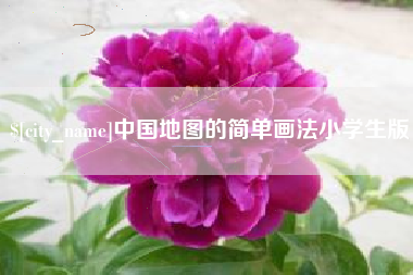攀枝花中国地图的简单画法小学生版