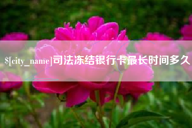 攀枝花司法冻结银行卡最长时间多久