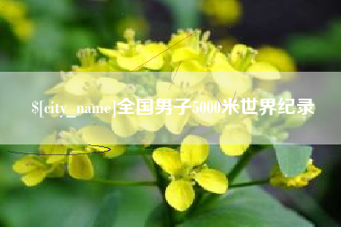 攀枝花全国男子5000米世界纪录