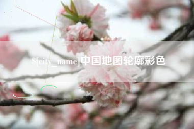 攀枝花中国地图轮廓彩色