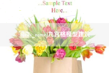 攀枝花九宫格模型建筑