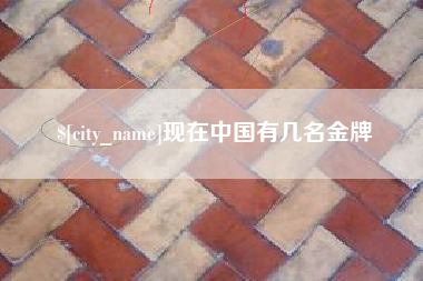 攀枝花现在中国有几名金牌