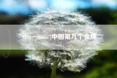 攀枝花中国第九个金牌