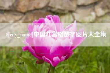 攀枝花中国九宫格数字图片大全集