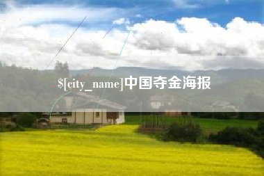 攀枝花中国夺金海报