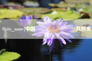 攀枝花中国🇨🇳几枚金牌
