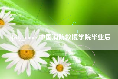 攀枝花中国消防救援学院毕业后