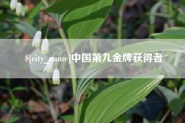 攀枝花中国第九金牌获得者