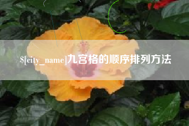 攀枝花九宫格的顺序排列方法