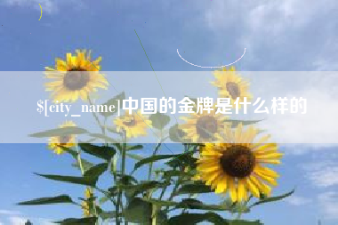 攀枝花中国的金牌是什么样的