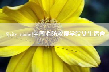 攀枝花中国消防救援学院女生宿舍