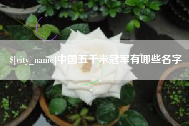 攀枝花中国五千米冠军有哪些名字